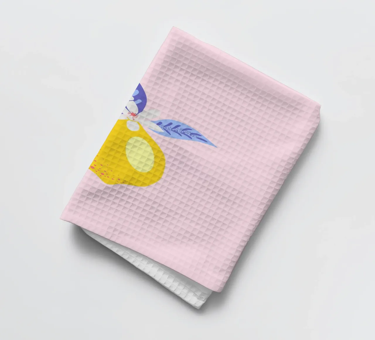 ZITRONE tea towel by Anastasia Mattern