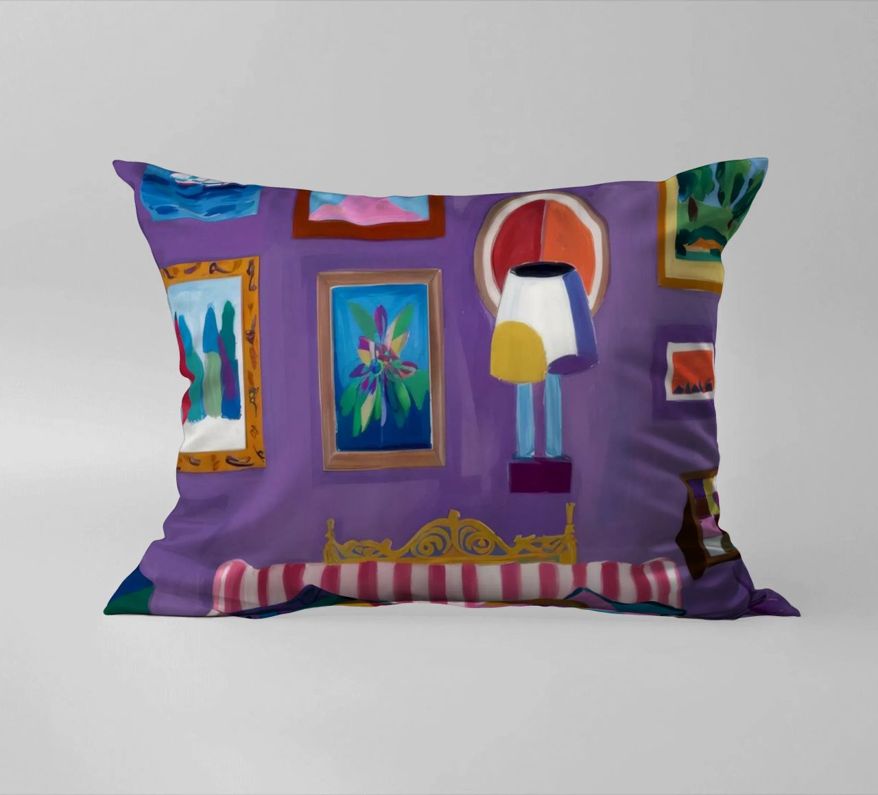 Camera viola Pop cuscino da Pan Denim