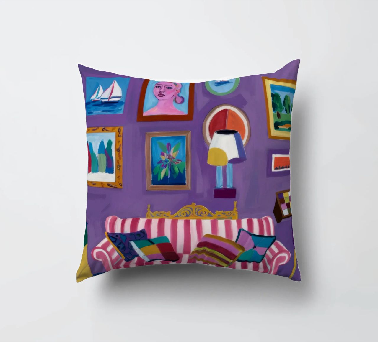 Camera viola Pop cuscino da Pan Denim