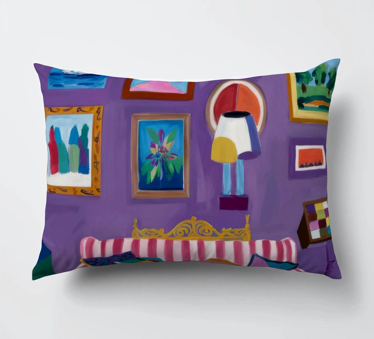 Camera viola Pop cuscino da Pan Denim