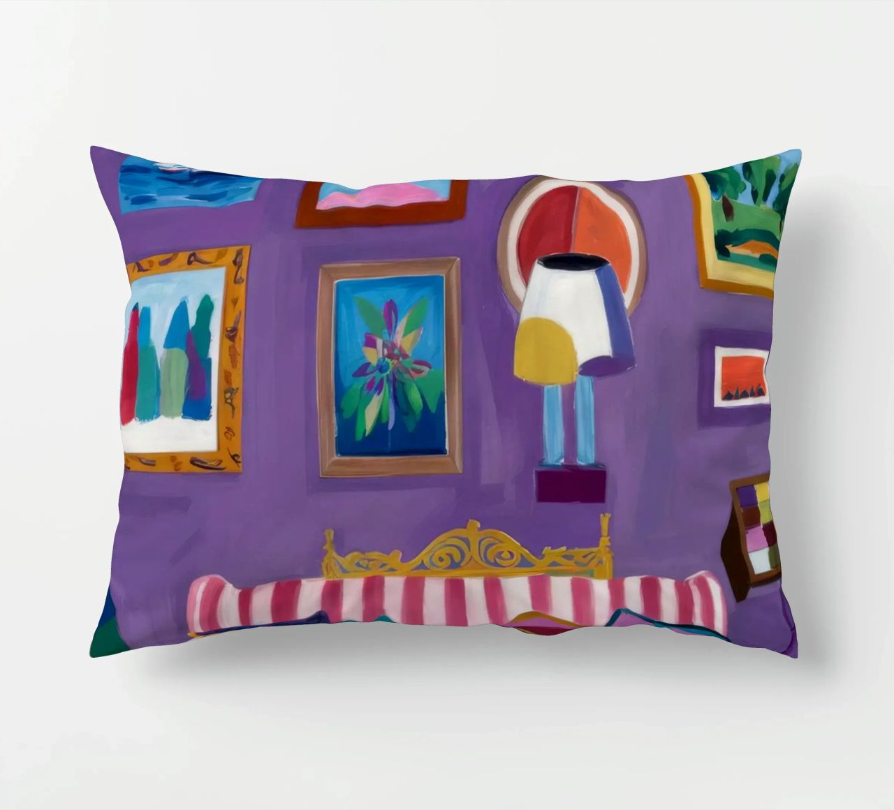Camera viola Pop cuscino da Pan Denim