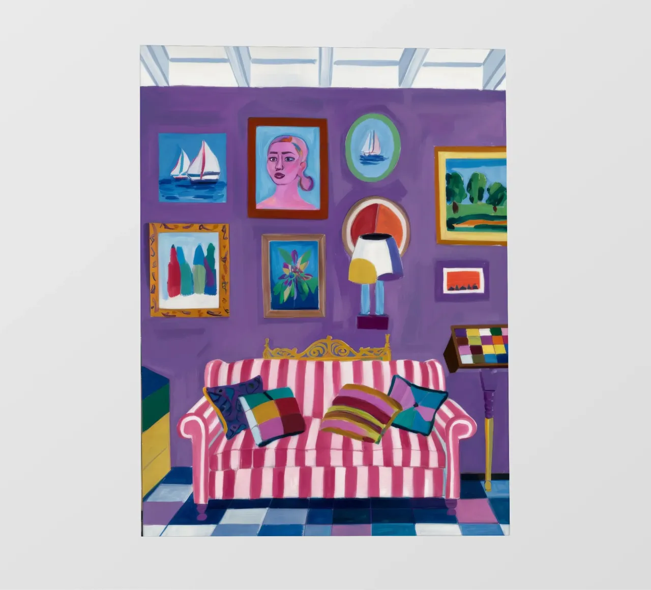 Purple Room Pop pvc cover by Pan Denim