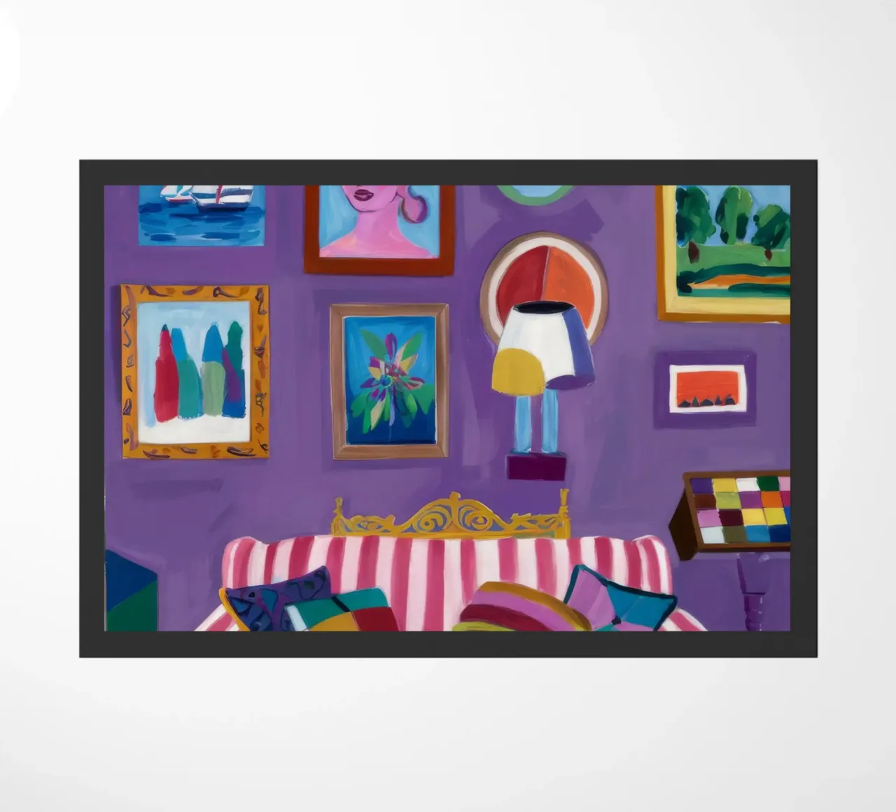 Purple Room Pop felpudo de Pan Denim