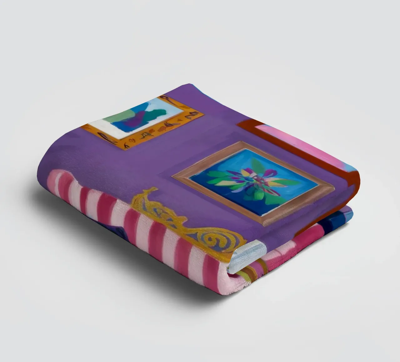 Camera viola Pop asciugamano da bagno da Pan Denim