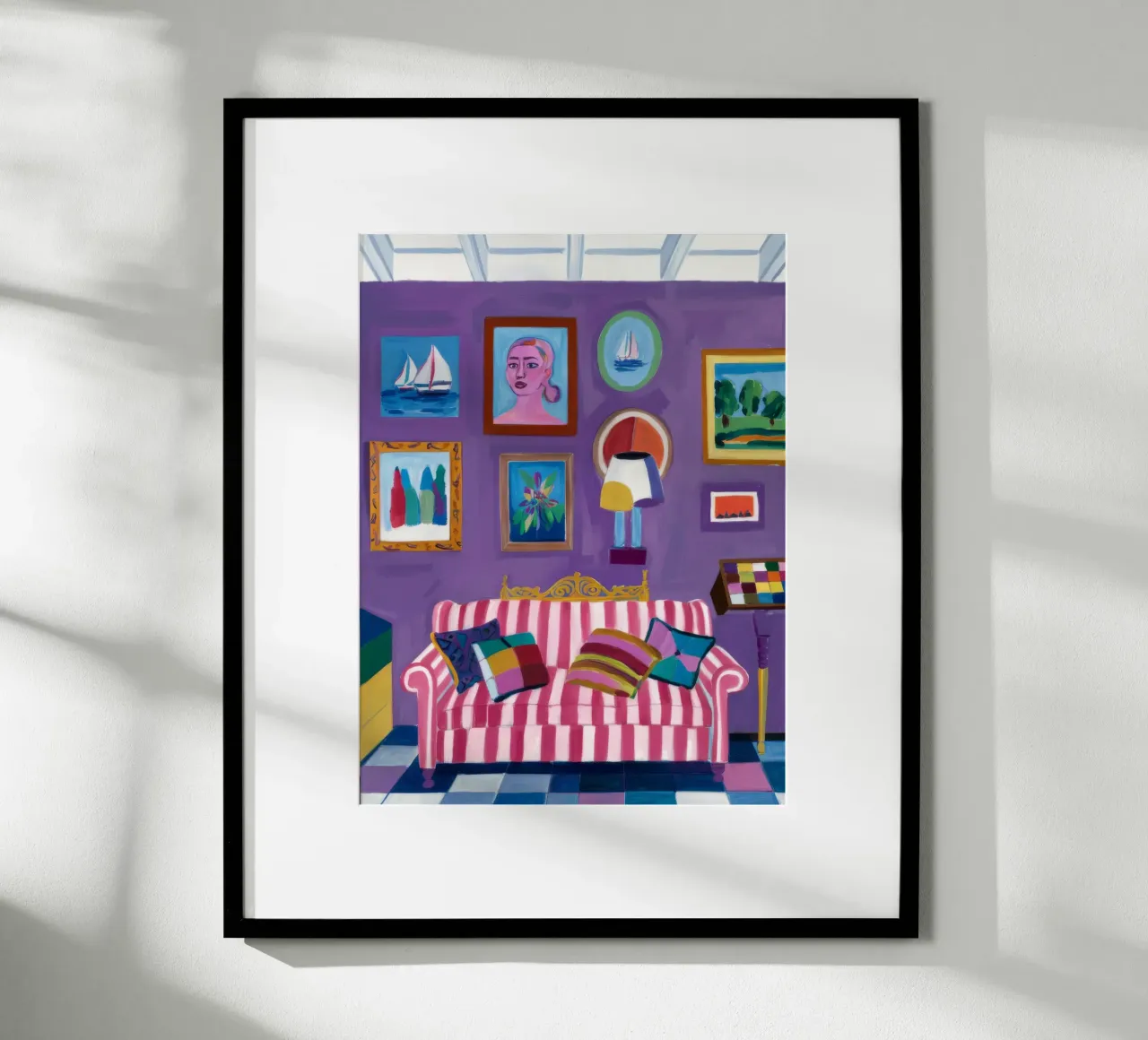 Camera viola Pop poster da Pan Denim