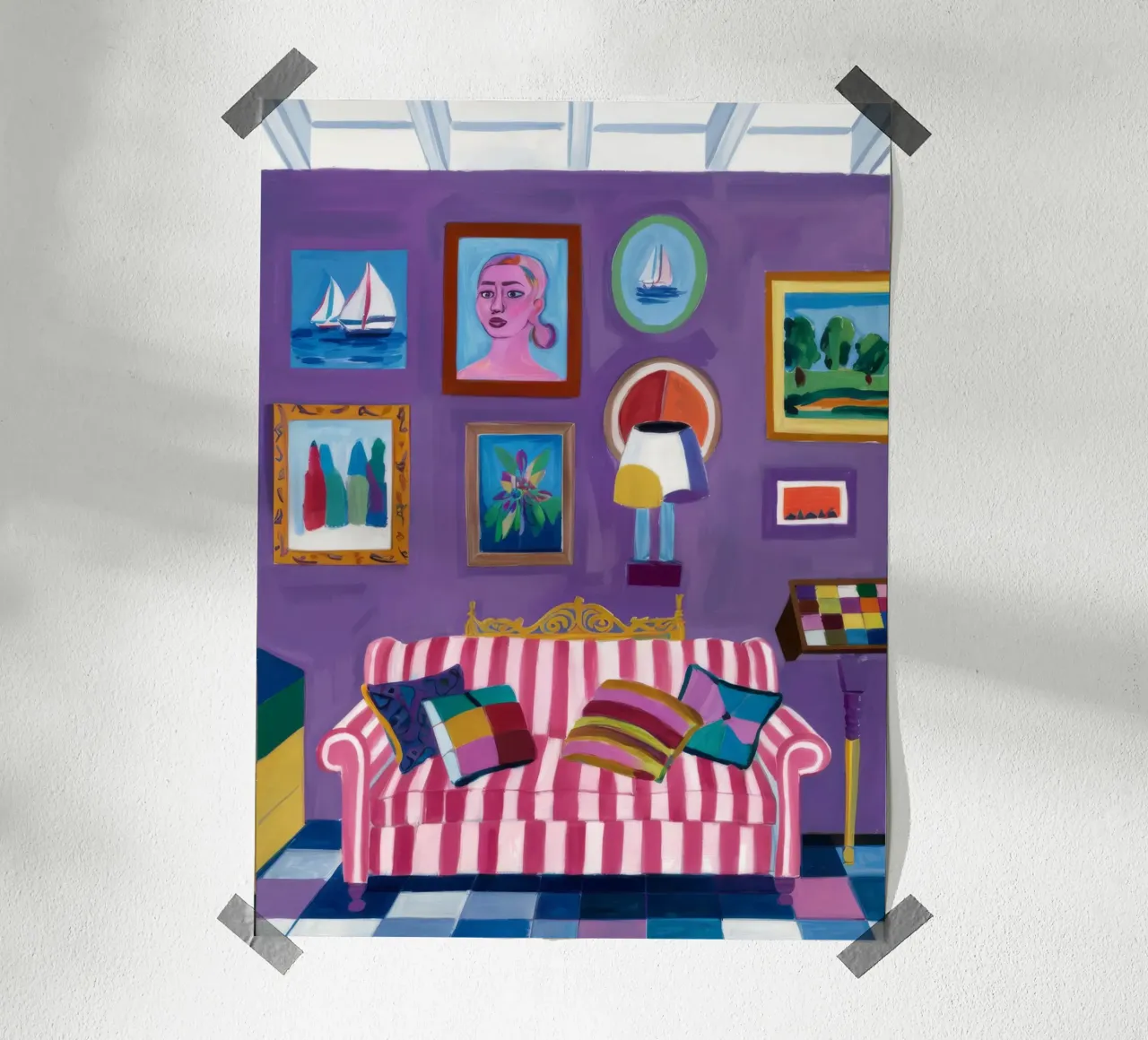 Camera viola Pop poster da Pan Denim