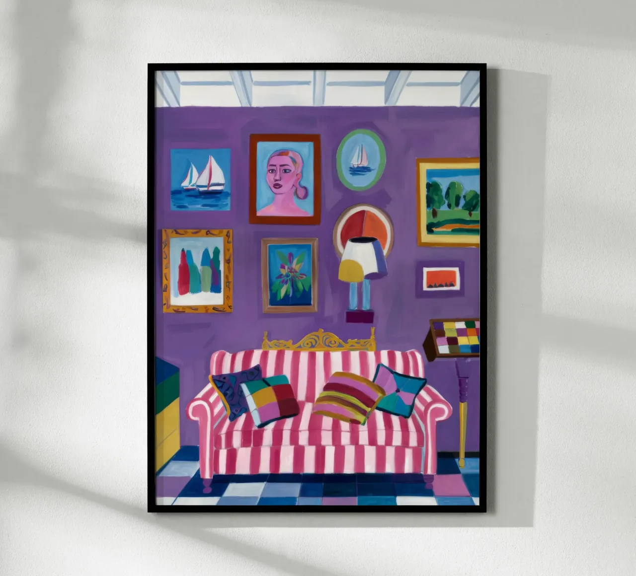 Camera viola Pop poster da Pan Denim