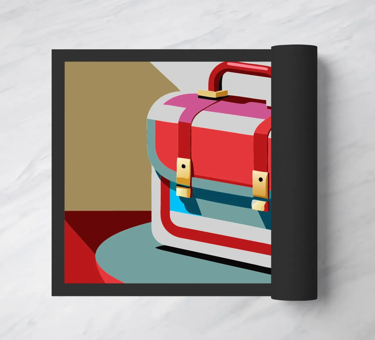 bag vector doormat by zaidza