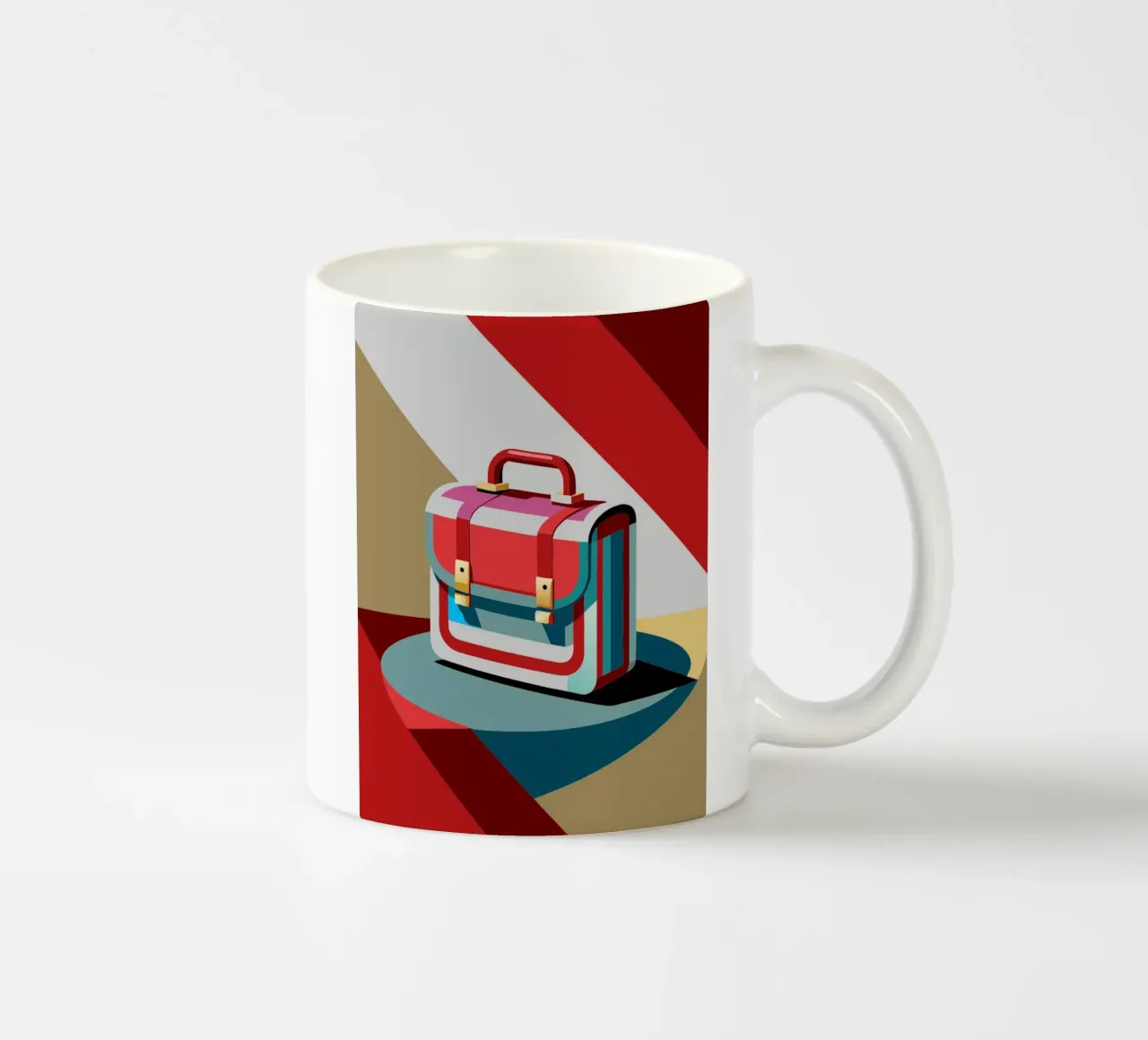 bag vector ceramic mug by zaidza