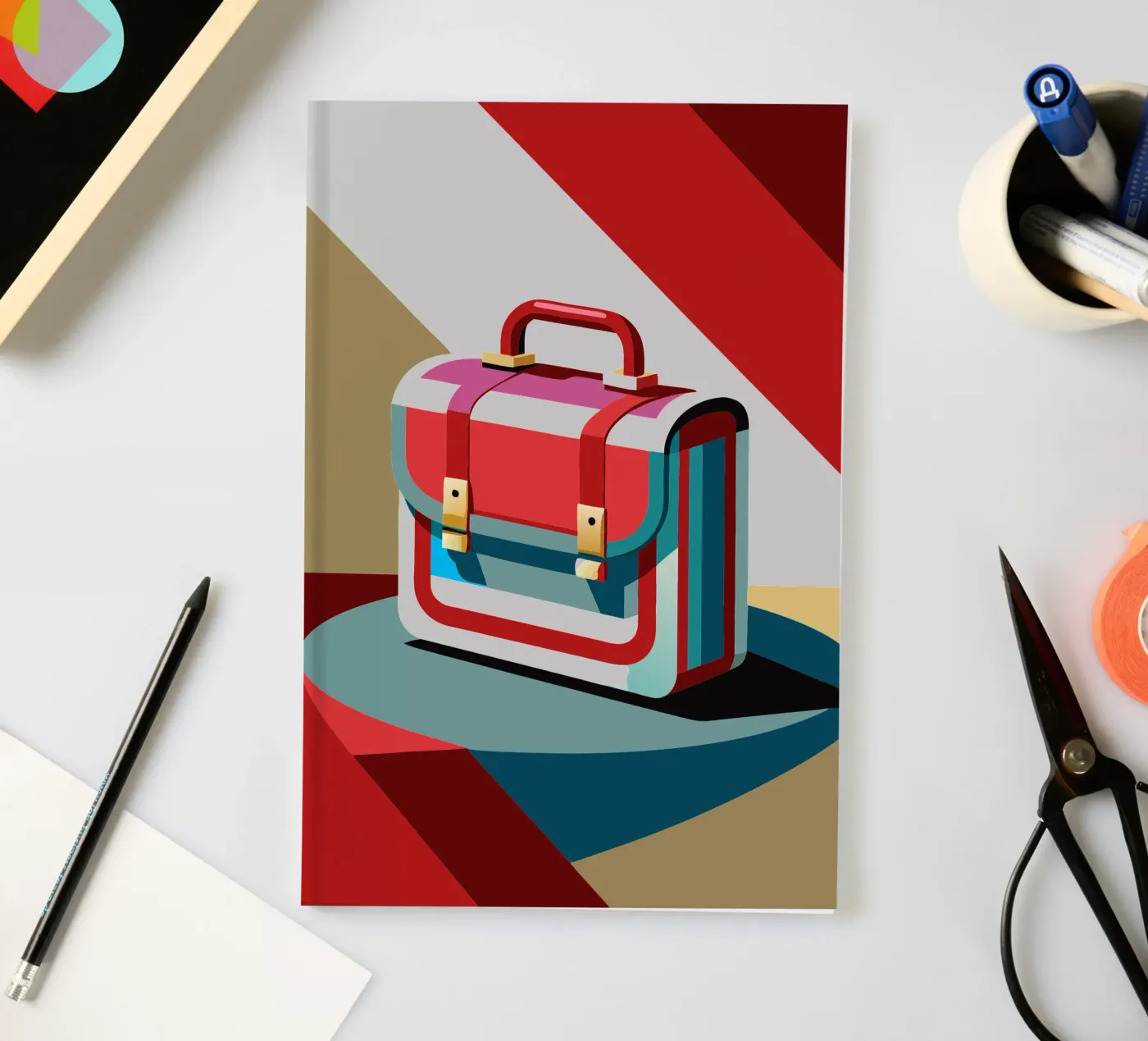 bag vector notebook by zaidza