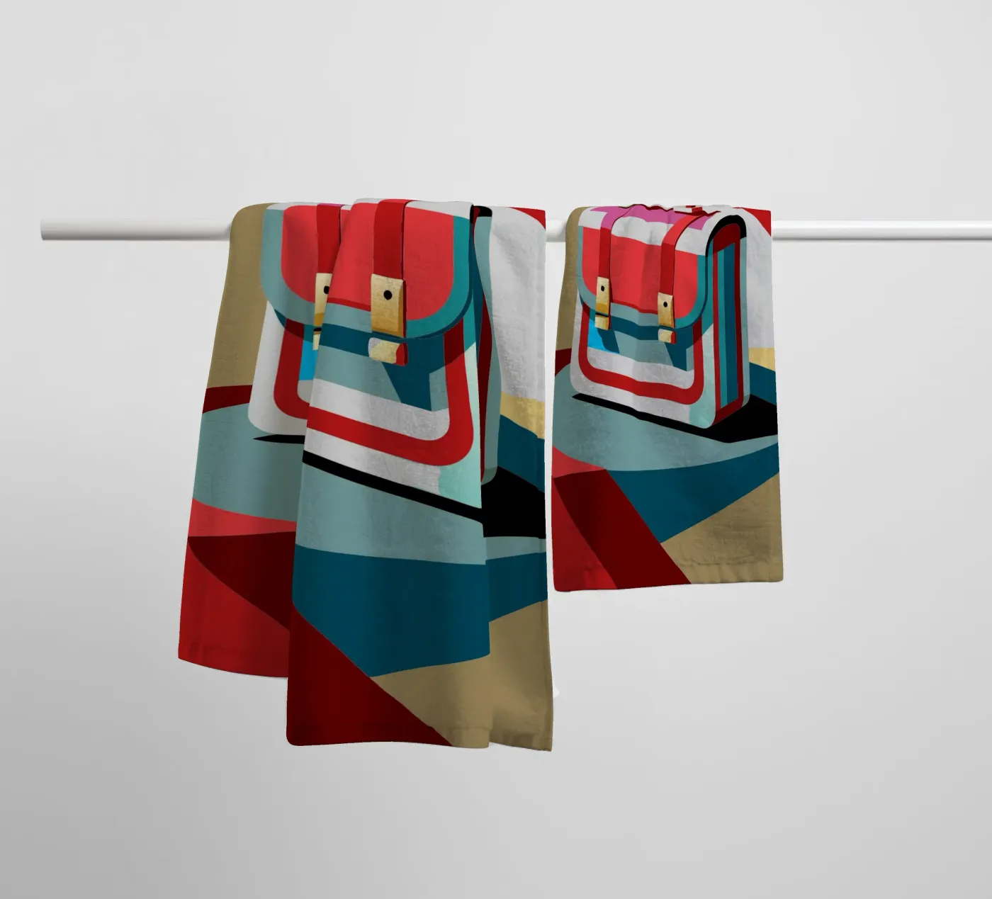 tas vector badhanddoek van zaidza