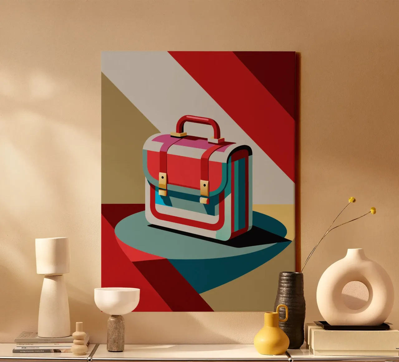 tas vector canvas met Baklijst van zaidza