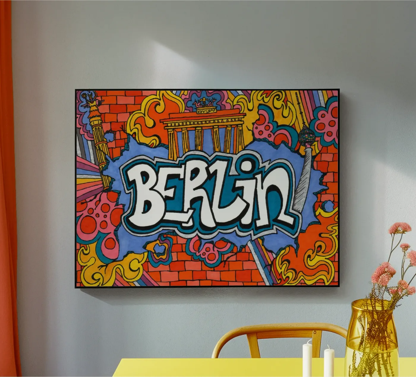 Berlin Graffiti plexiglass da KP Design