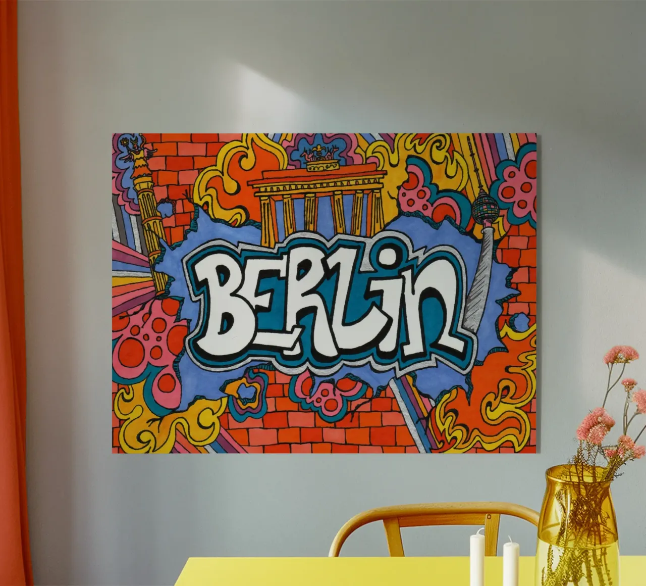 Berlin Graffiti plexiglass da KP Design