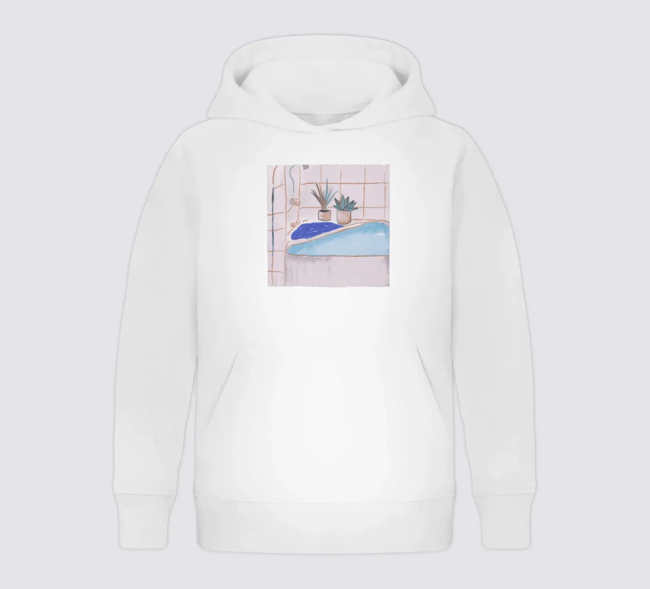 Badewannenpflanze Serenity Kinder Hoodie von Pan Denim