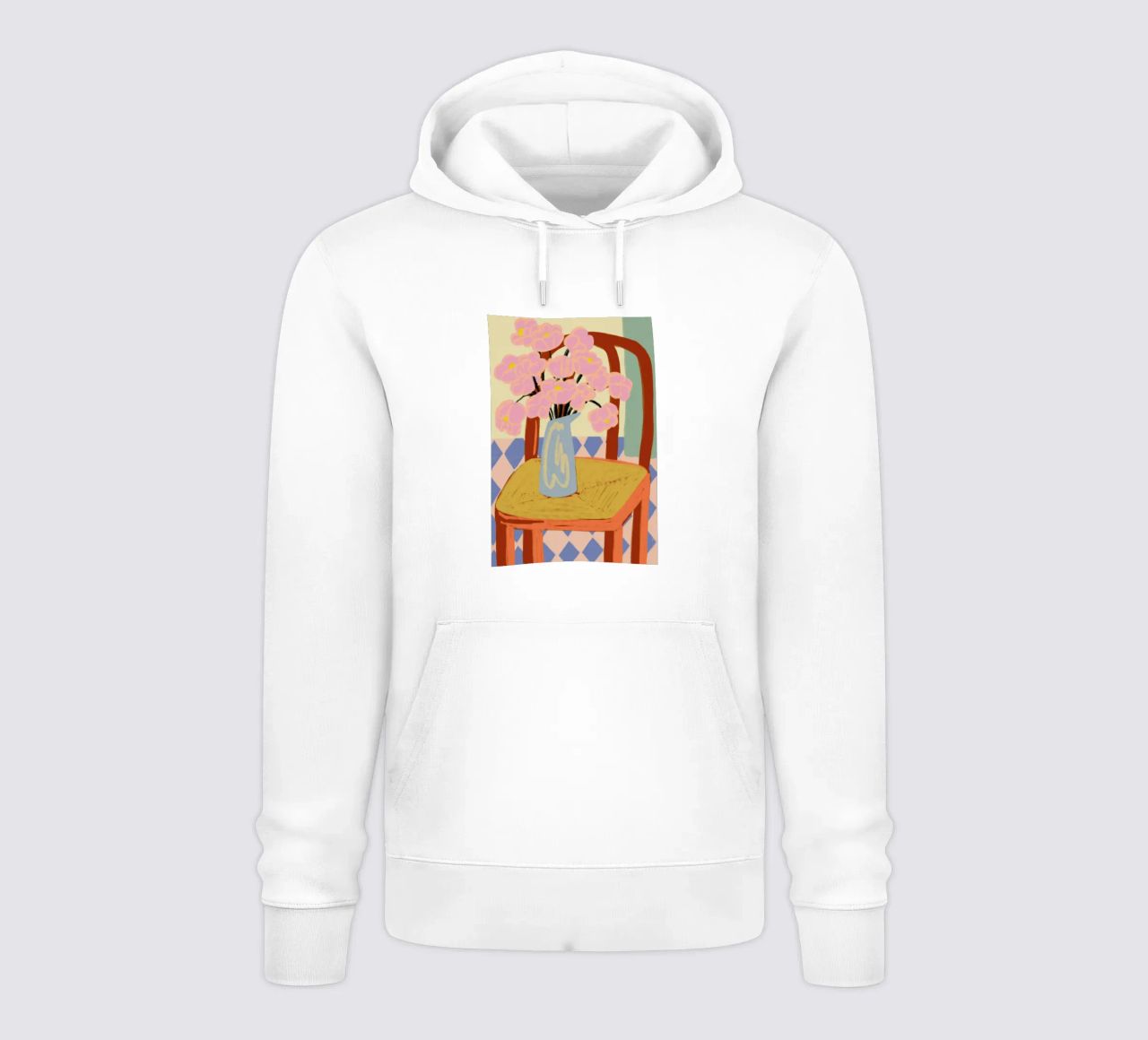 Flowers On A Chair Hoodie von Sandra Poliakov