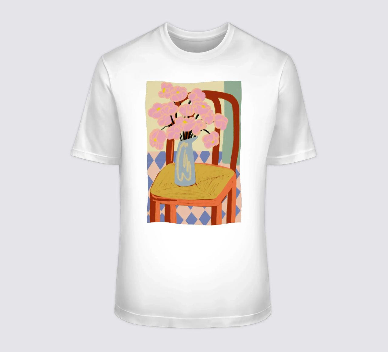 Flowers On A Chair T-Shirt von Sandra Poliakov