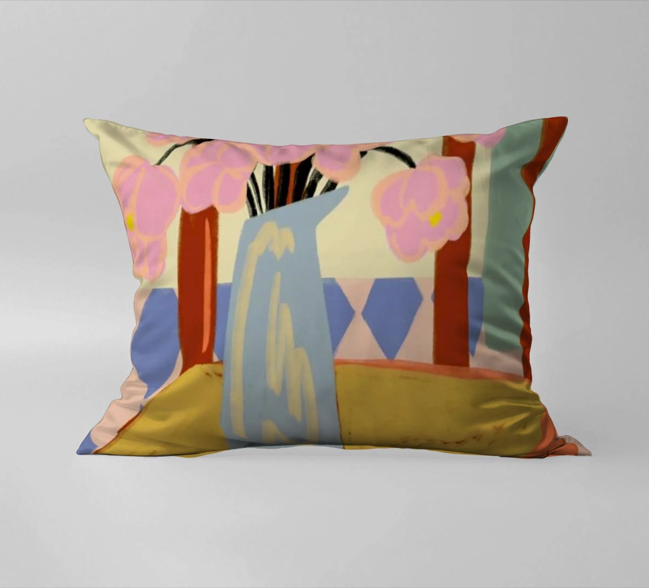Flowers On A Chair coussin de Sandra Poliakov