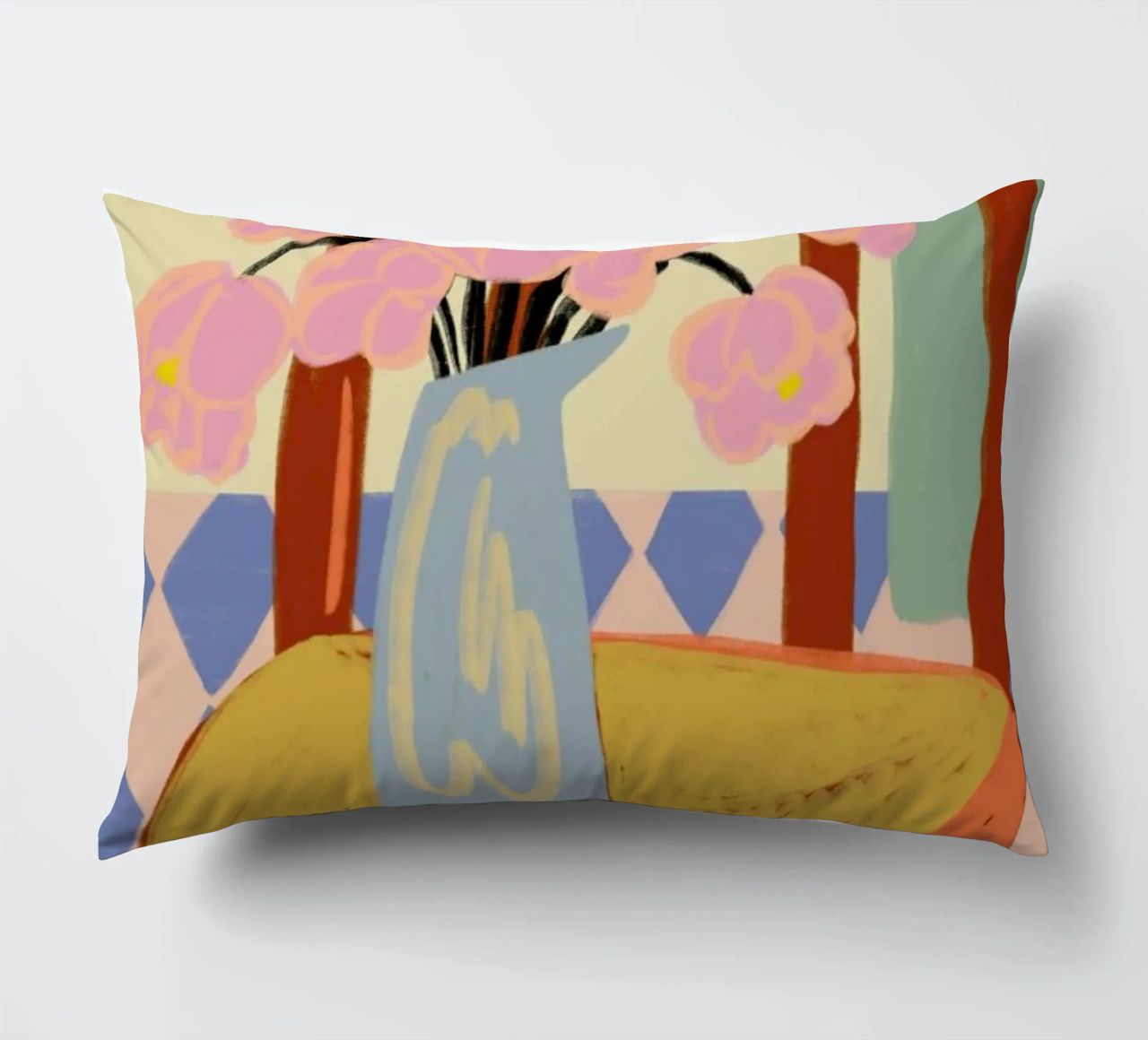 Flowers On A Chair coussin de Sandra Poliakov