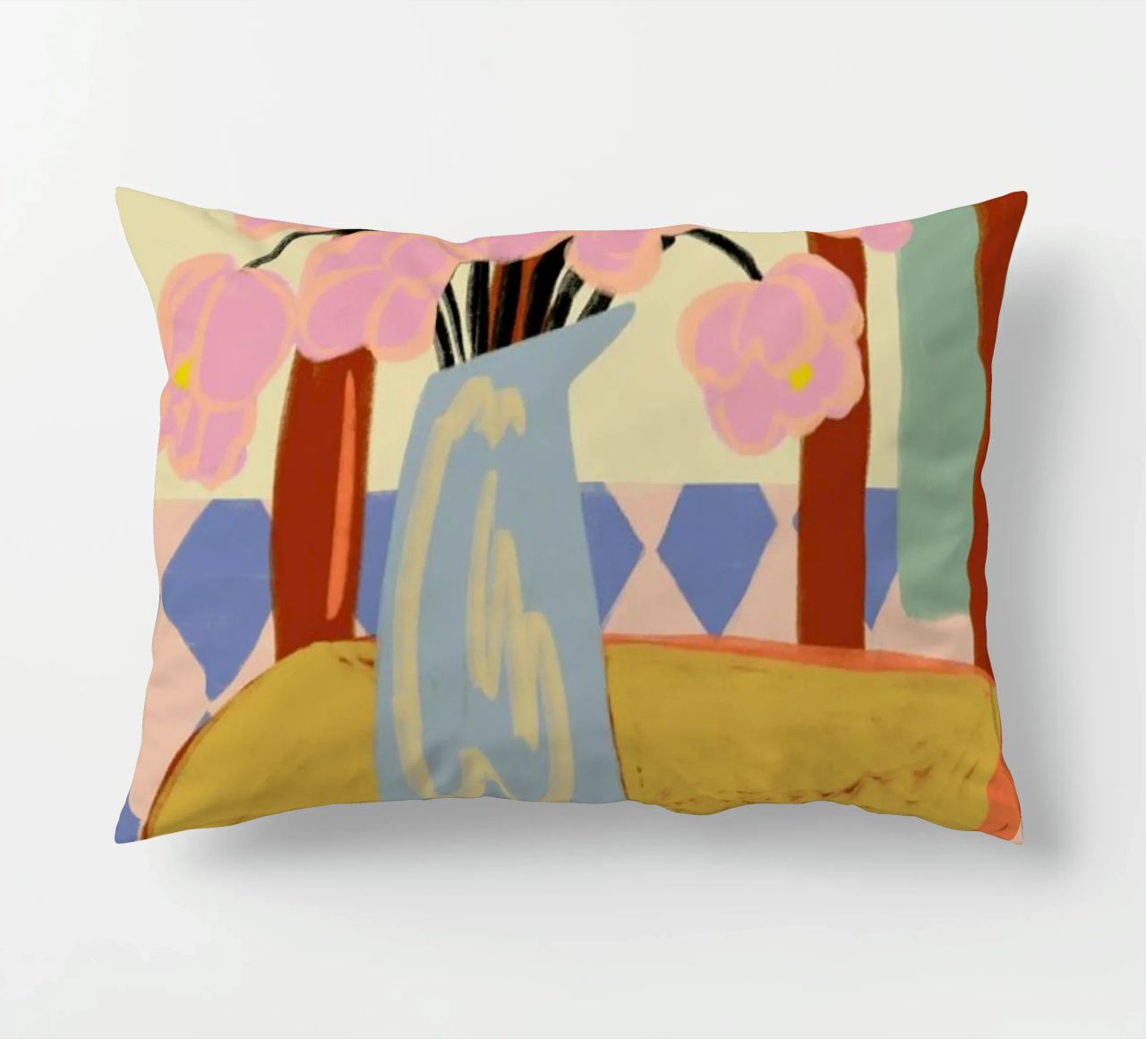 Flowers On A Chair coussin de Sandra Poliakov