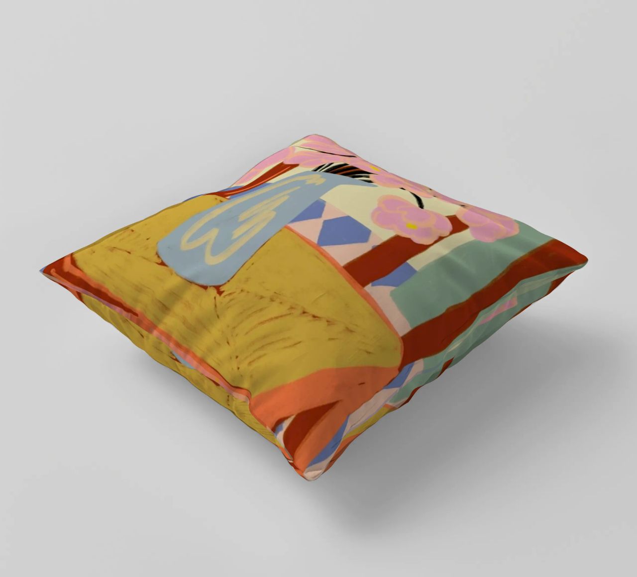 Flowers On A Chair coussin de Sandra Poliakov