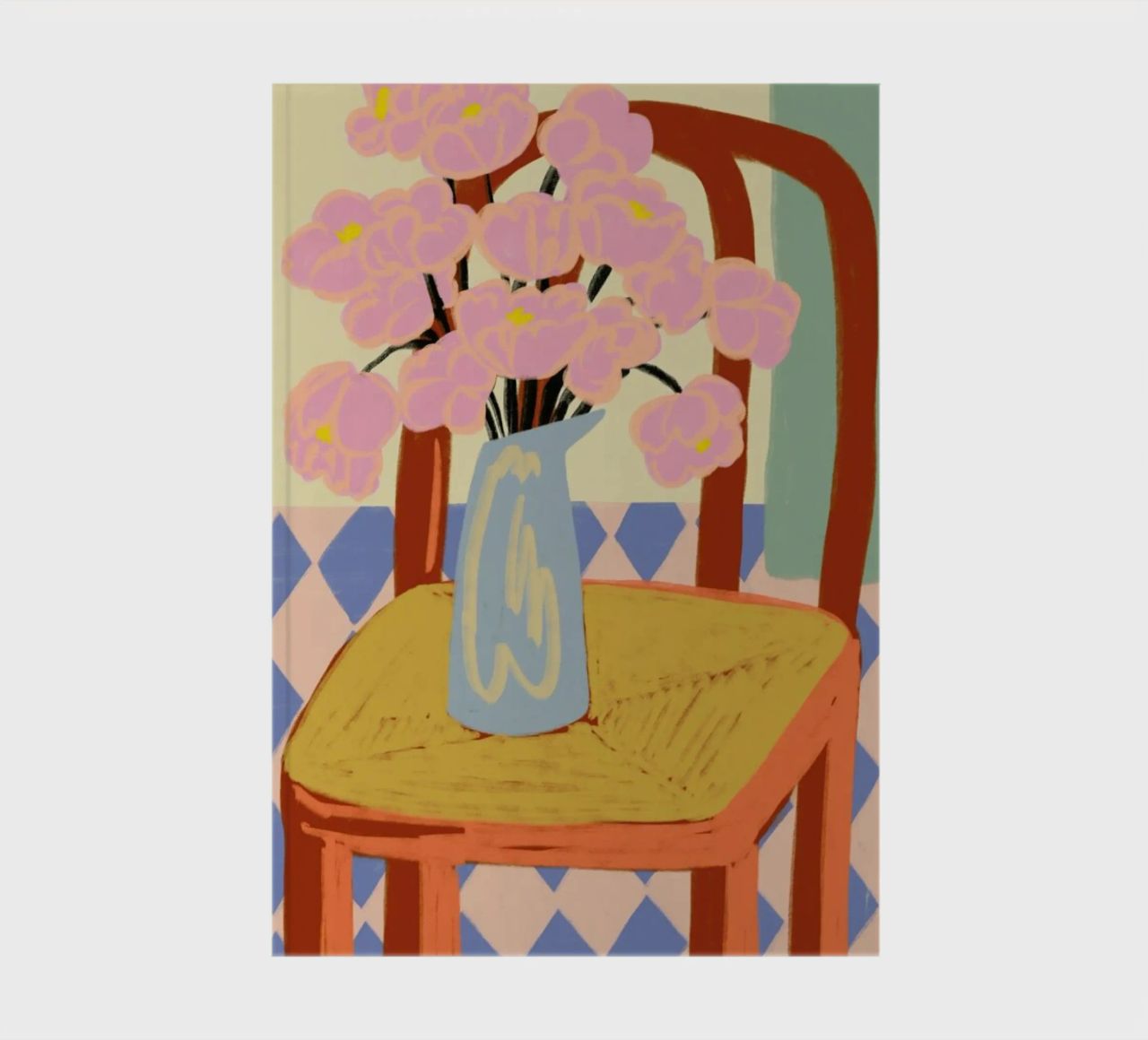 Flowers On A Chair carnet de notes de Sandra Poliakov