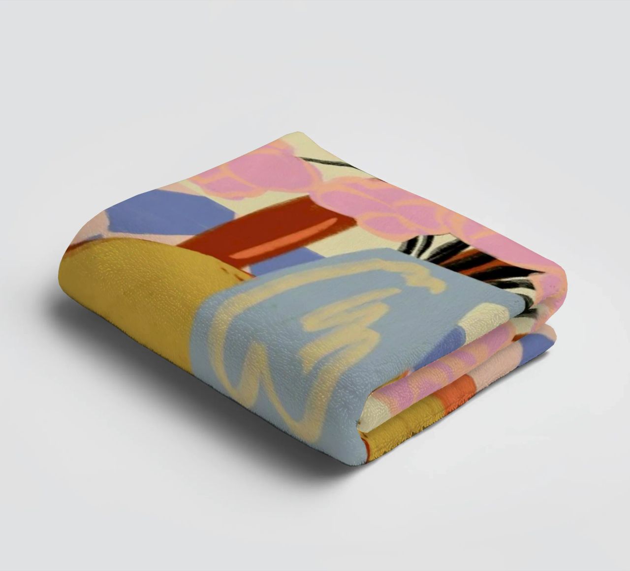 Flowers On A Chair towel by Sandra Poliakov