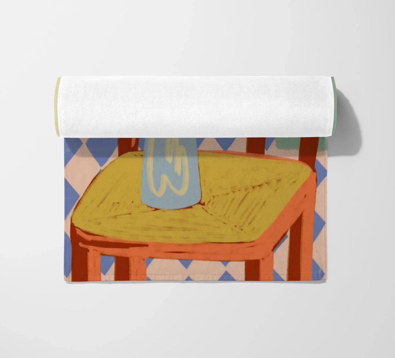 Flowers On A Chair serviette de plage de Sandra Poliakov