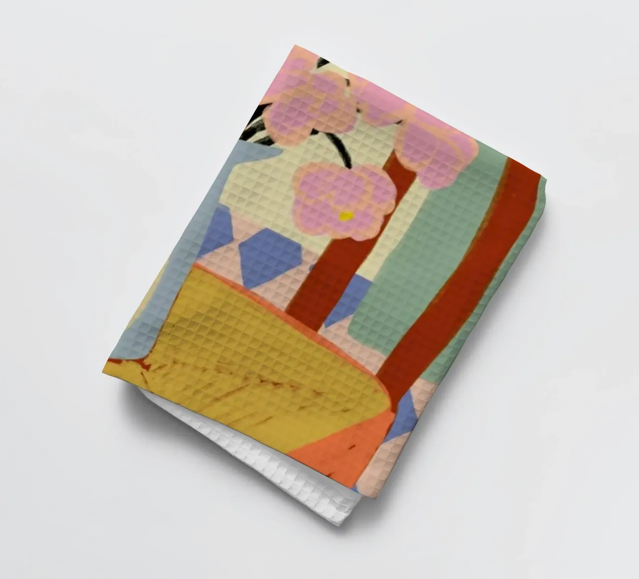 Flowers On A Chair tea towel by Sandra Poliakov