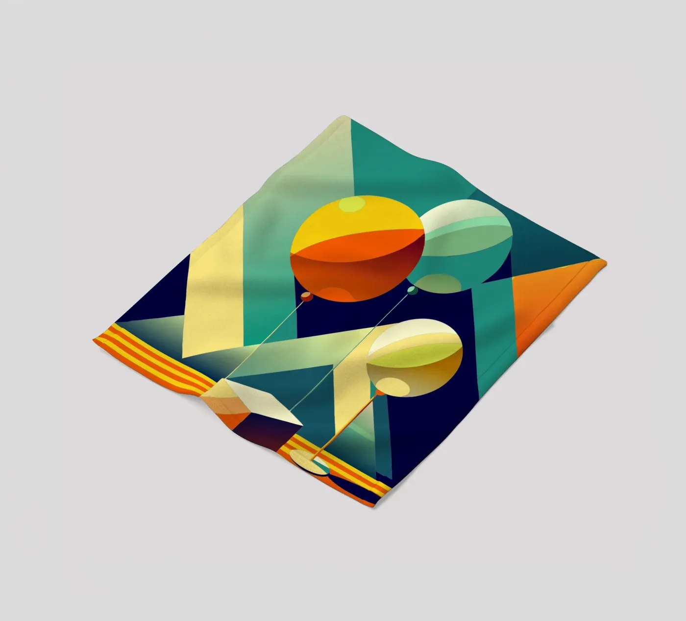 balloons vector fleece blanket by zaidza