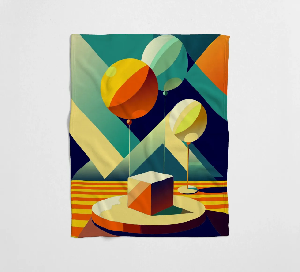 ballonnen vector fleecedeken van zaidza