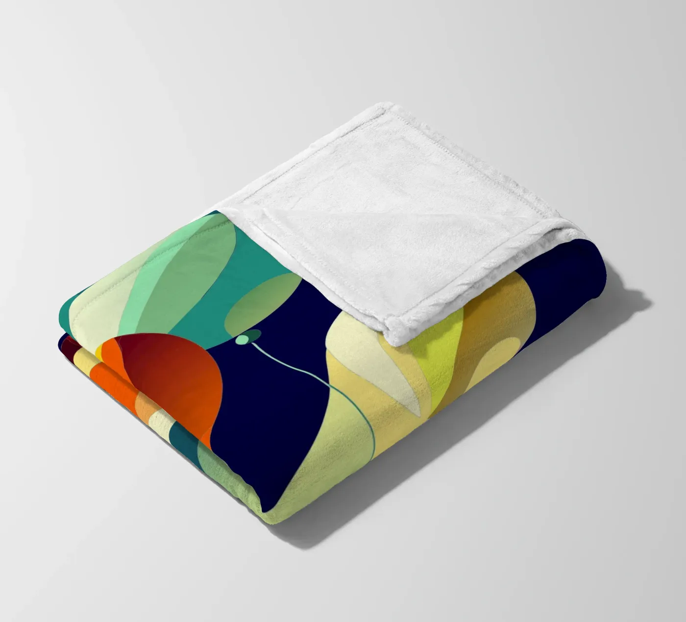 balloons vector fleece blanket by zaidza