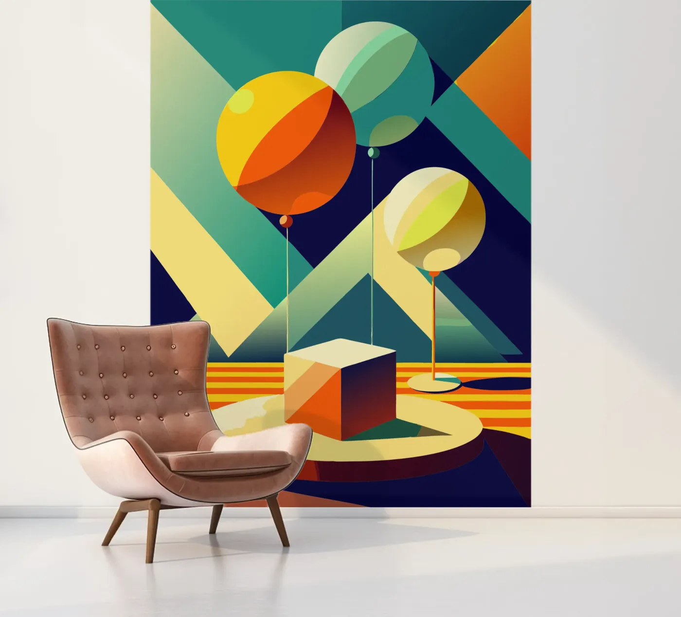 ballonnen vector fotobehang van zaidza