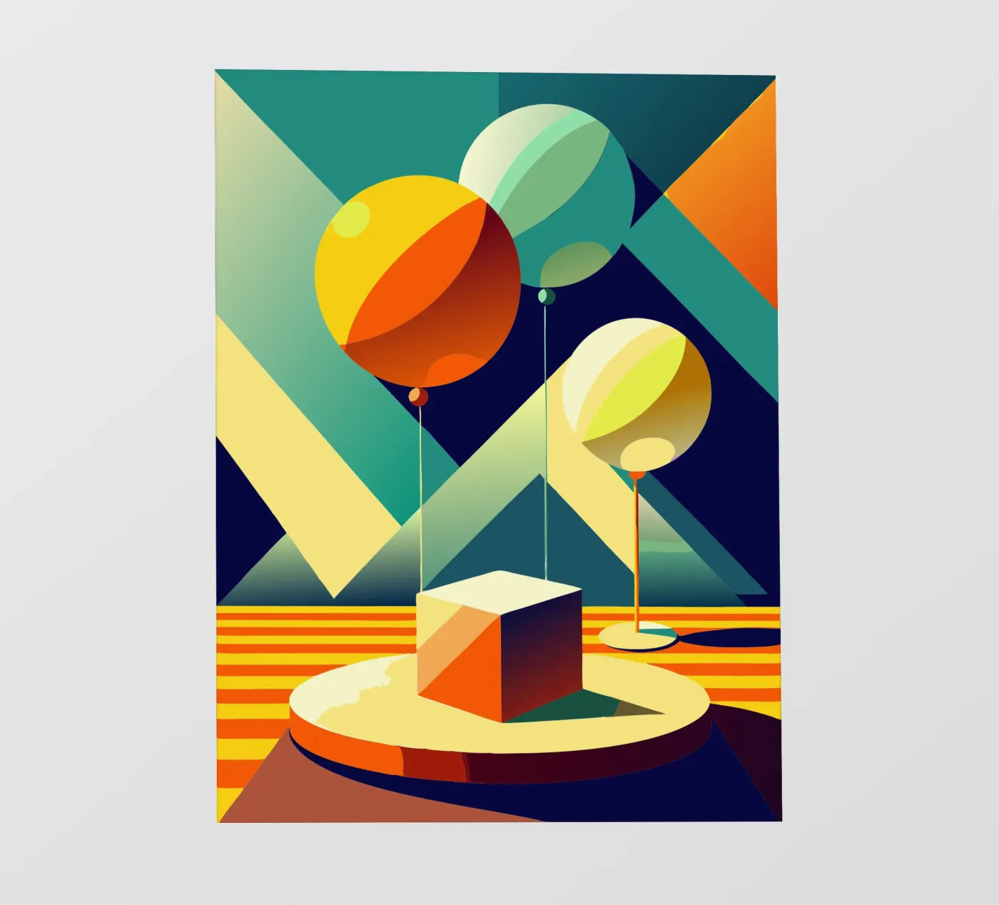 ballonnen vector fotobehang van zaidza