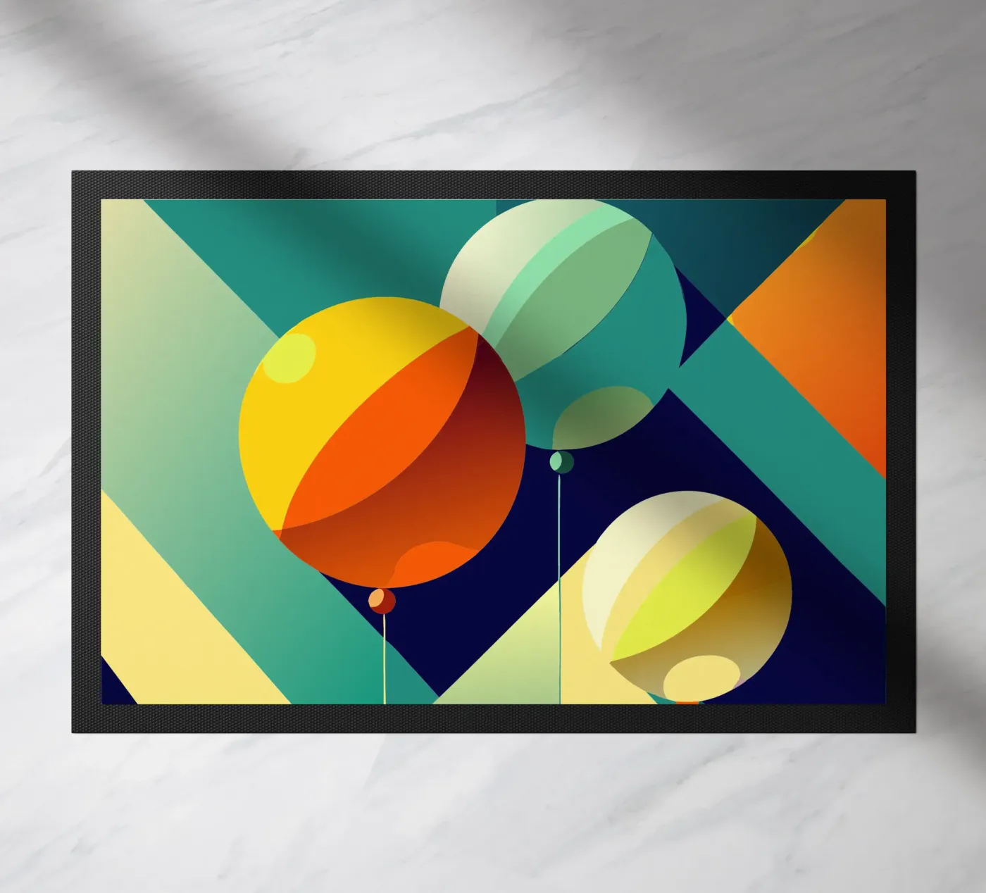 balloons vector doormat by zaidza