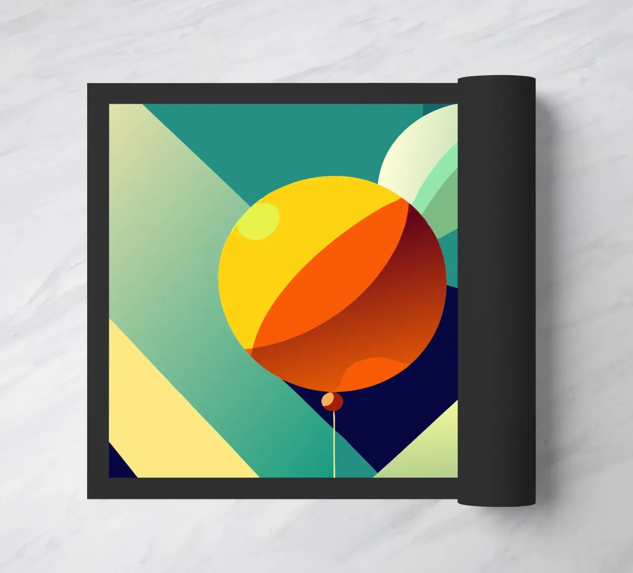 balloons vector doormat by zaidza