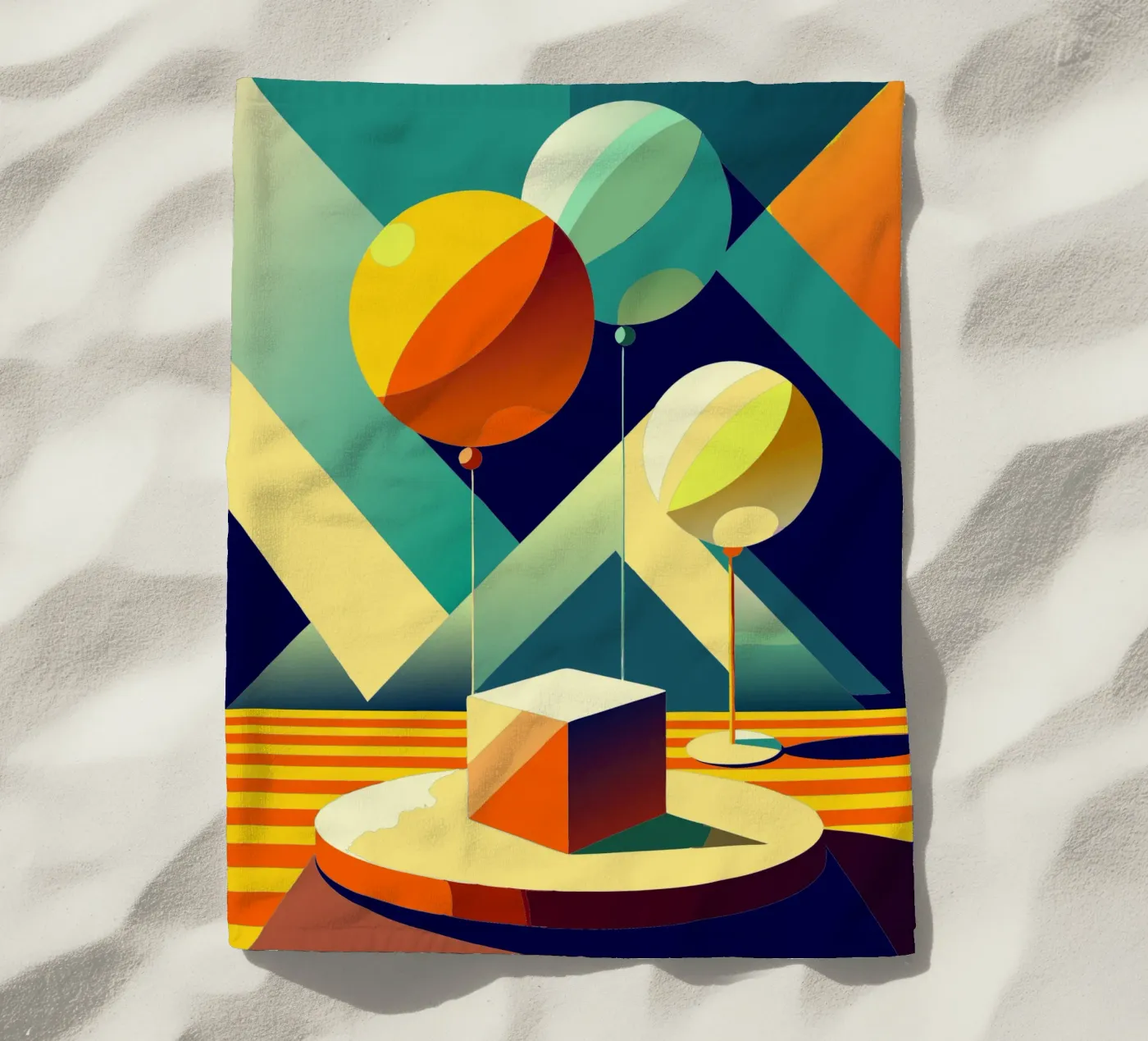 ballons vectoriel serviette de plage de zaidza