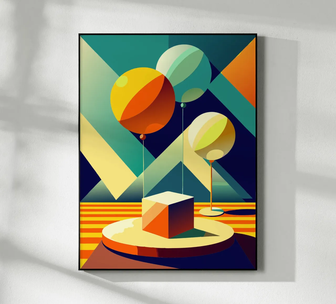 balloons vector Acryl-Glas von zaidza