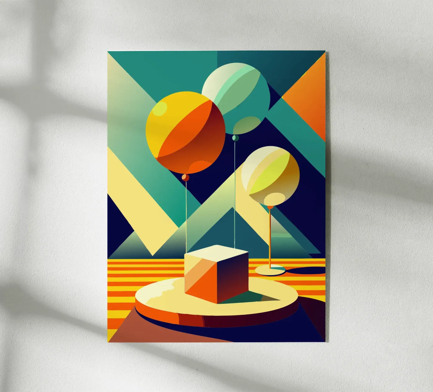 balloons vector Acryl-Glas von zaidza