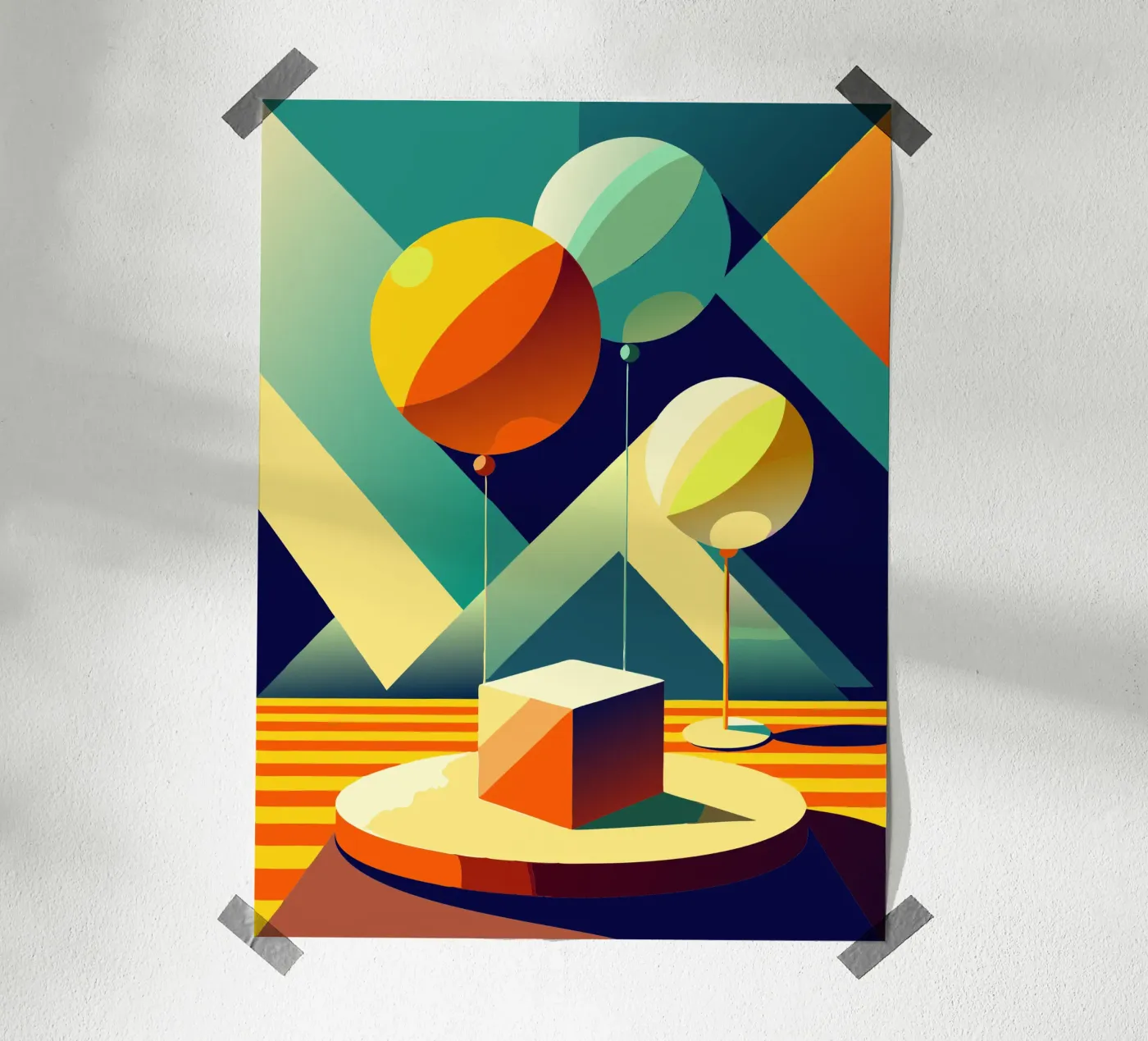 balloons vector Poster von zaidza