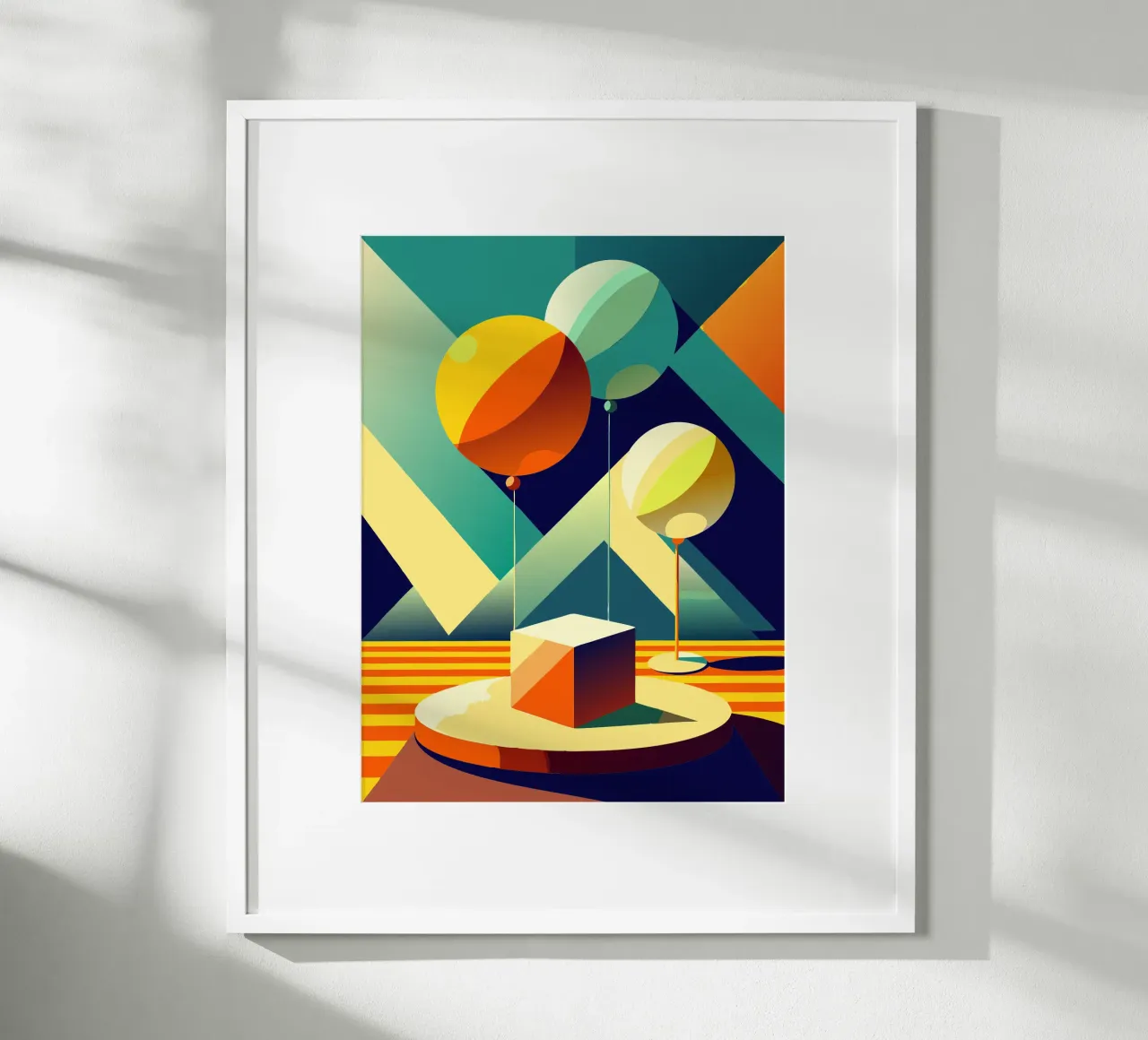 balloons vector poster by zaidza