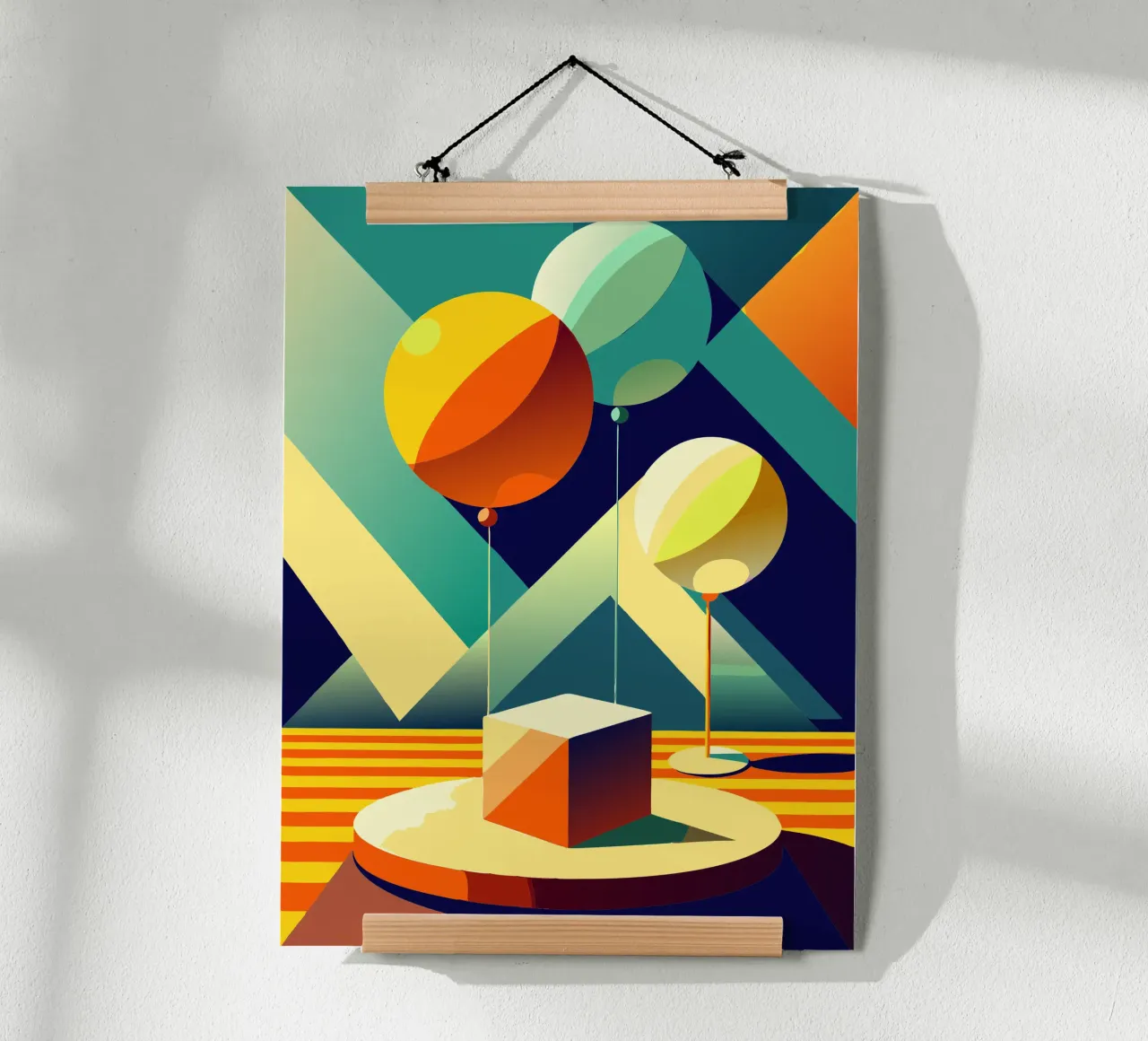 balloons vector poster by zaidza