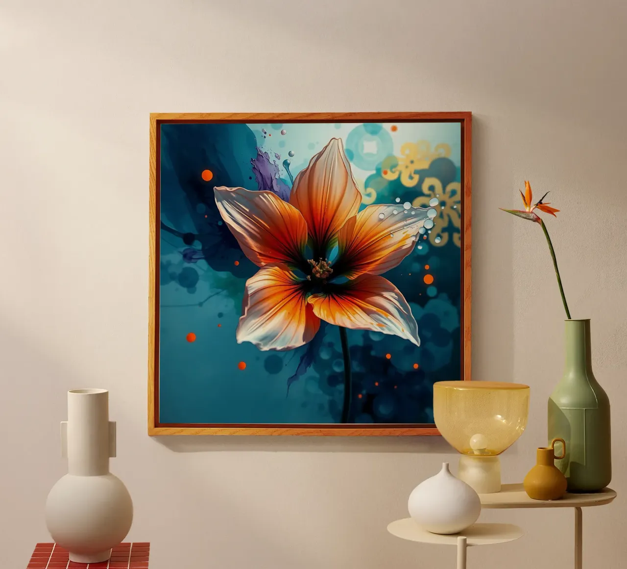 Blume_2 plexiglass da Farb- und Blütenzauber by LK