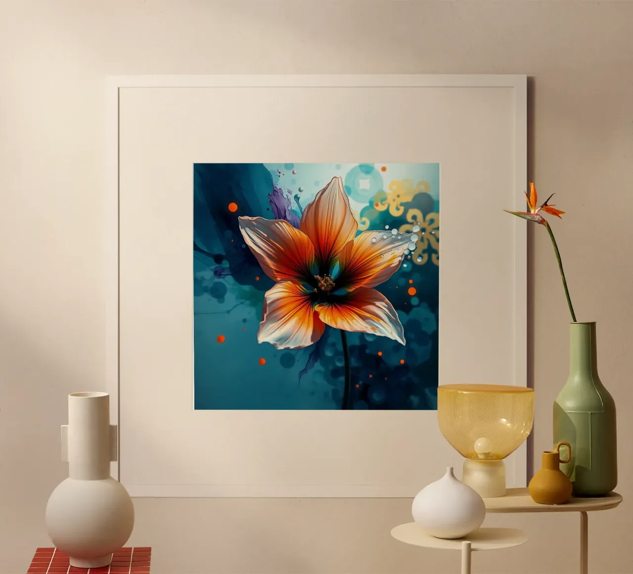 Blume_2 poster da Farb- und Blütenzauber by LK