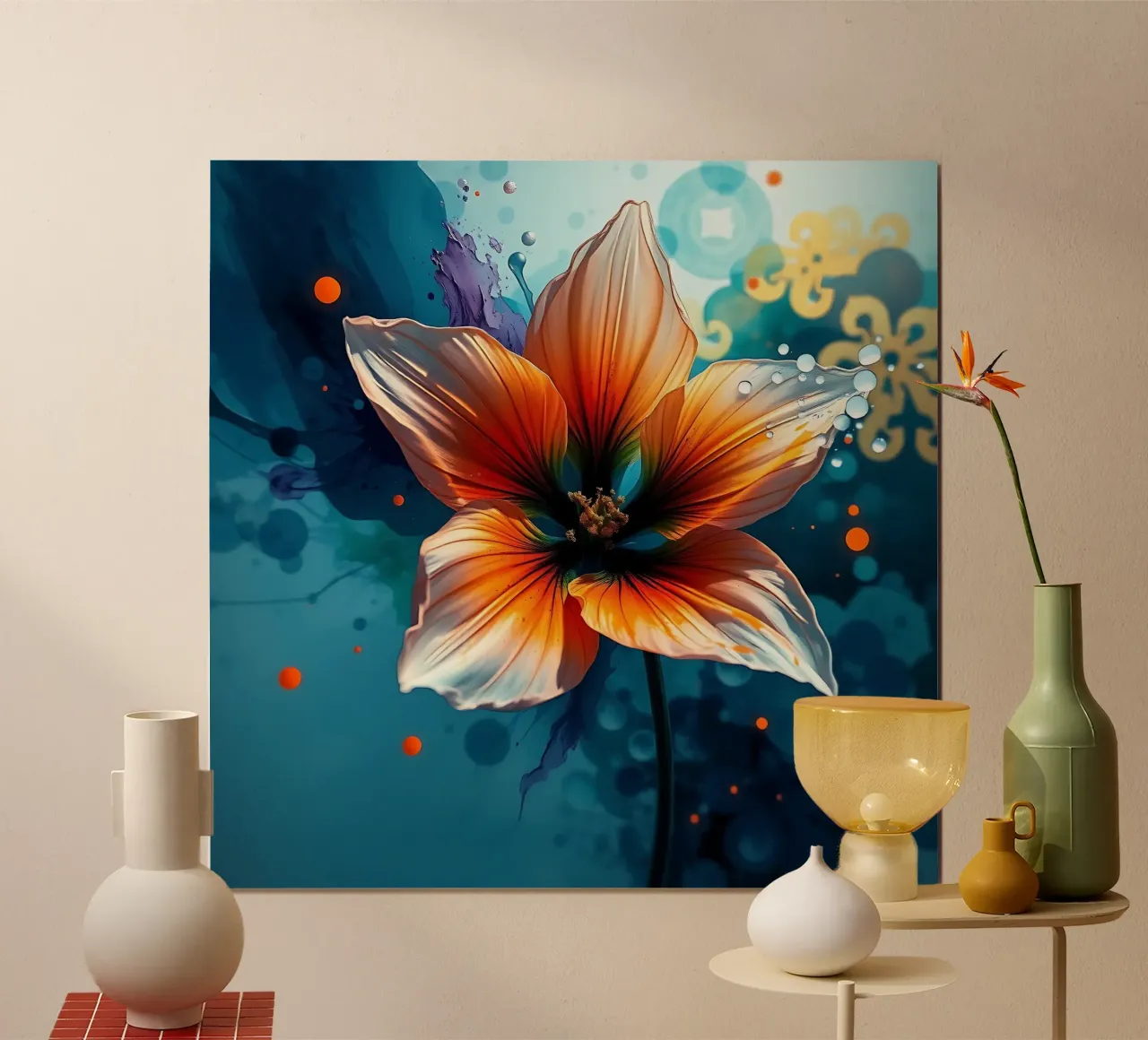 Blume_2 poster da Farb- und Blütenzauber by LK