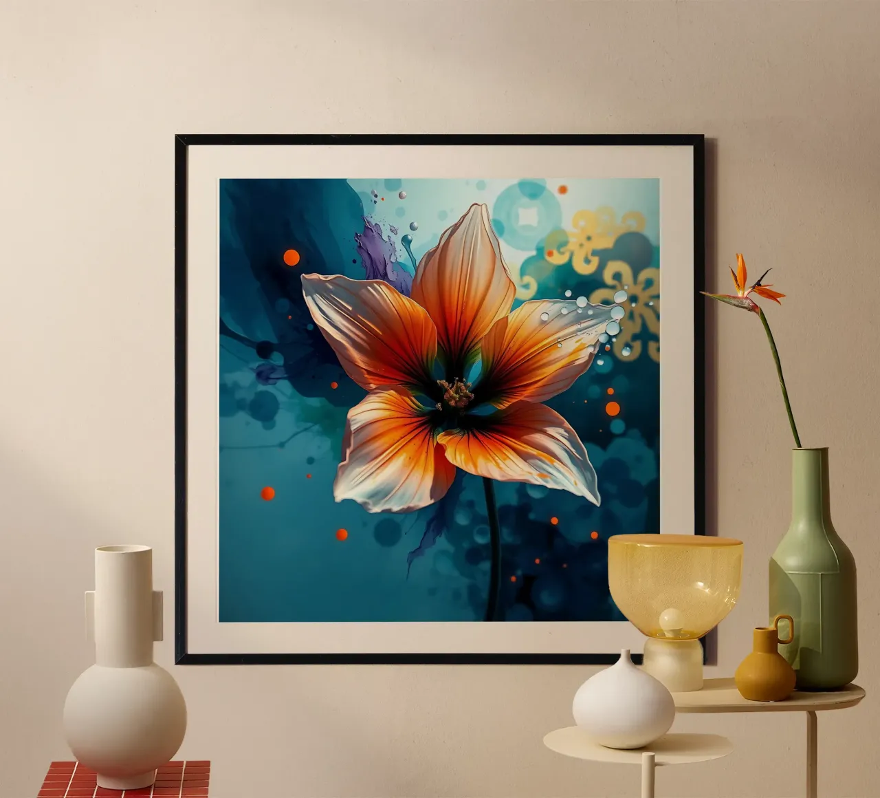 Blume_2 poster da Farb- und Blütenzauber by LK