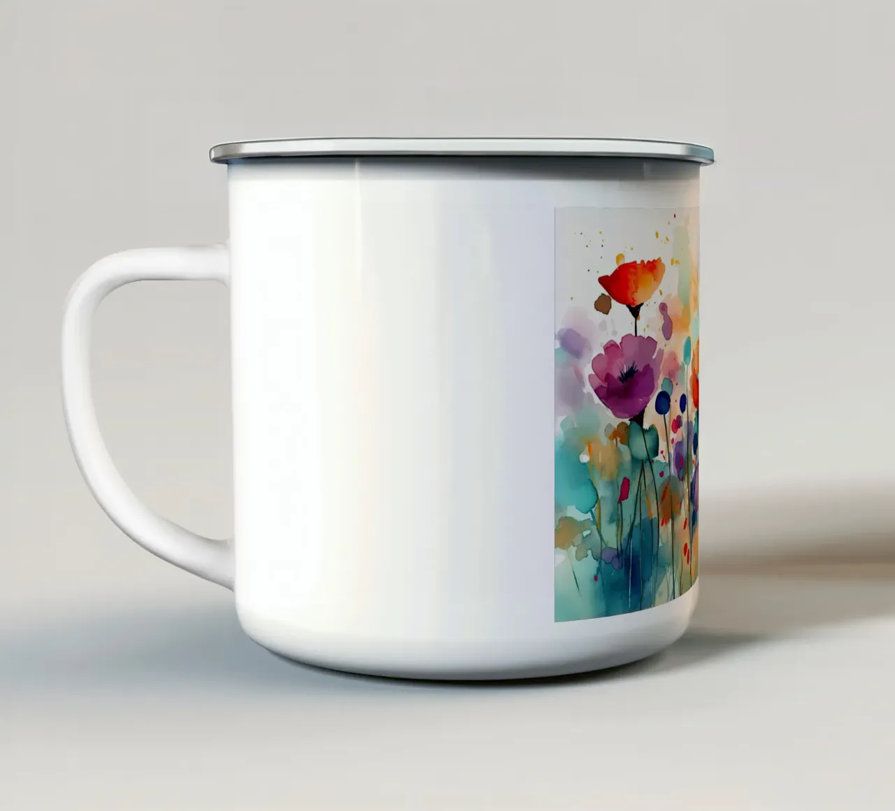 Arte da parete di Imagine tazza in smalto da Imagine