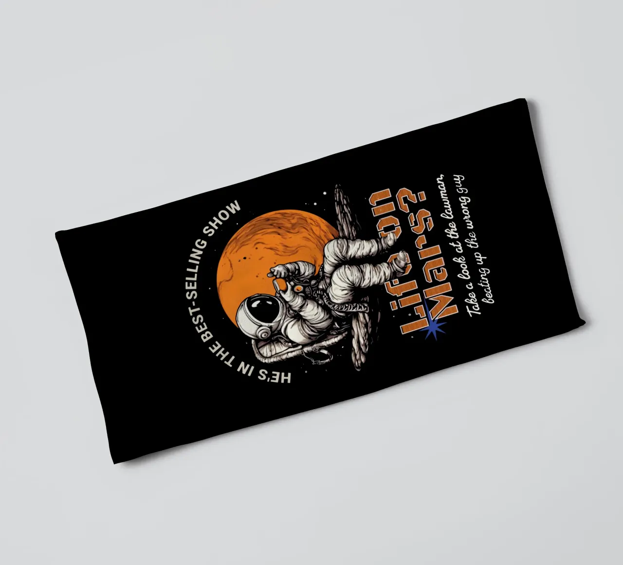 Life on Mars towel by Gunawan Rb