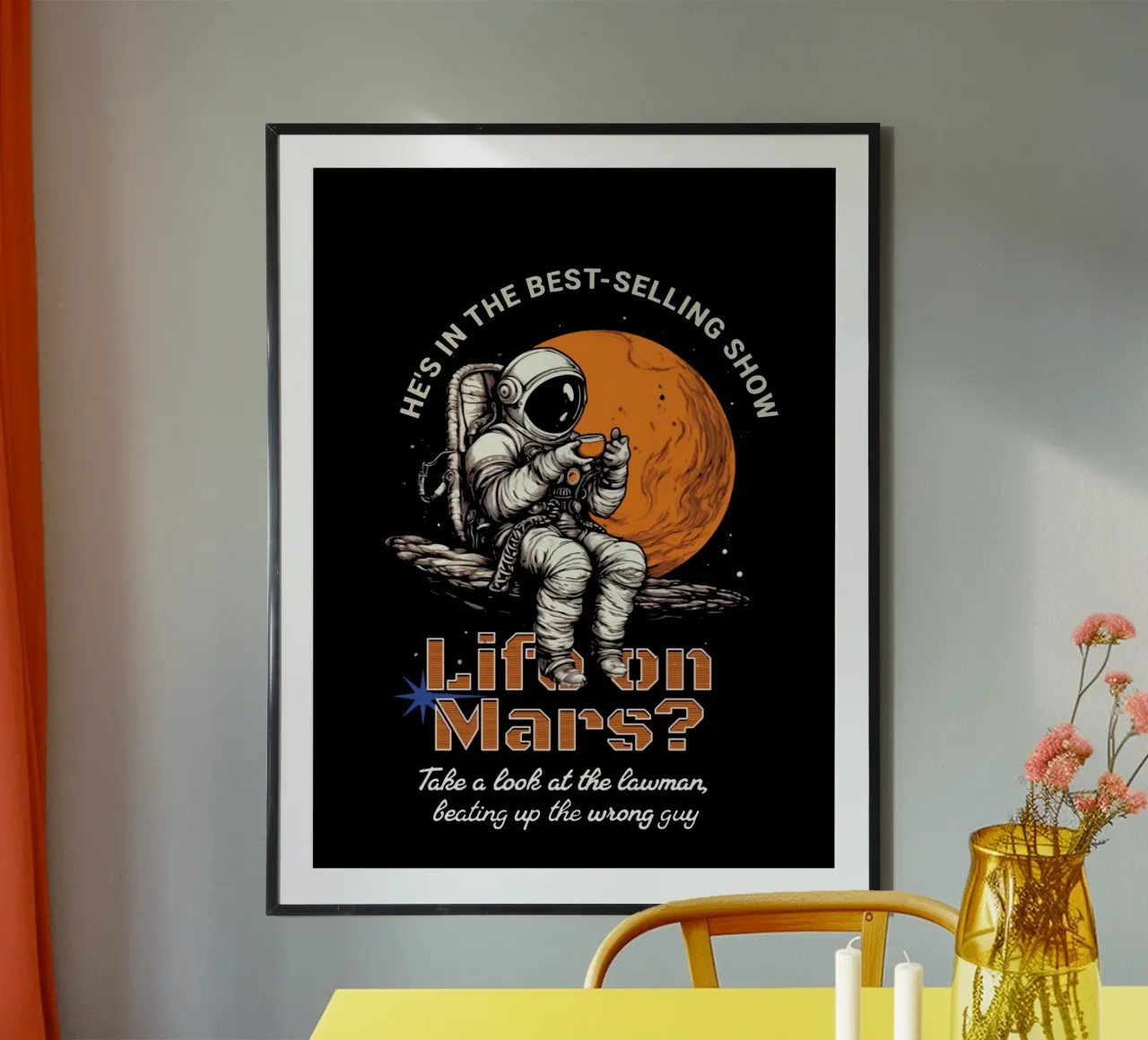 Leben auf dem Mars Poster von Gunawan Rb