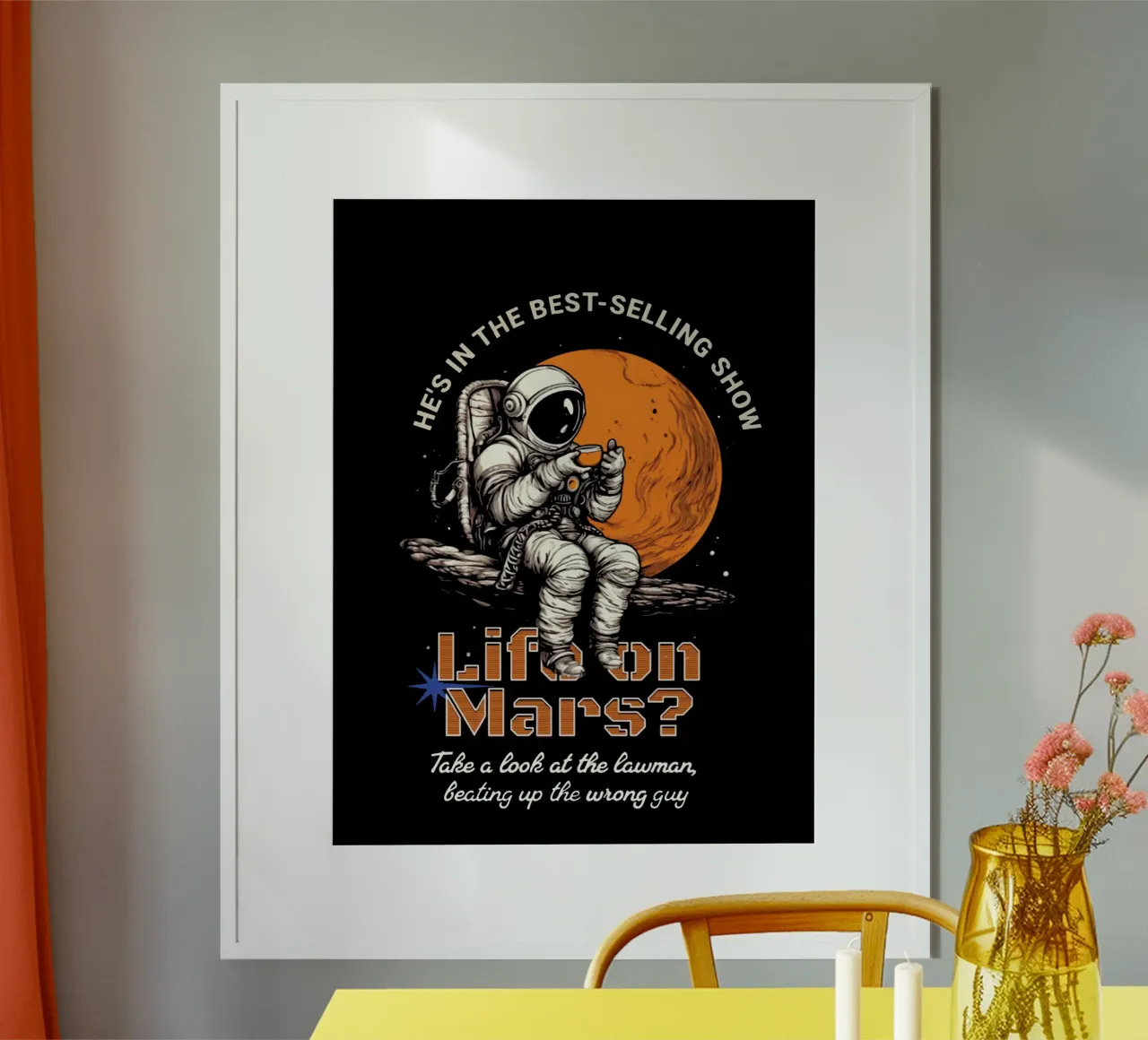 Leben auf dem Mars Poster von Gunawan Rb